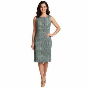 St. John St John Collection tweed knit sleeveless dress 10